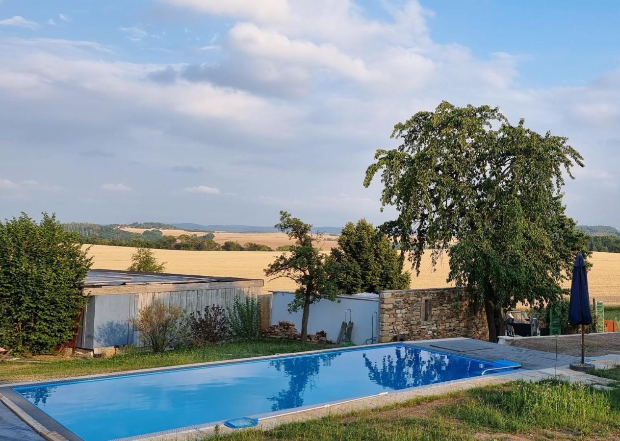 Alte Scheune Rietzschelhof Muglitztal Exteriör bild