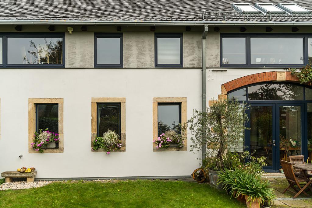 Alte Scheune Rietzschelhof Muglitztal Exteriör bild